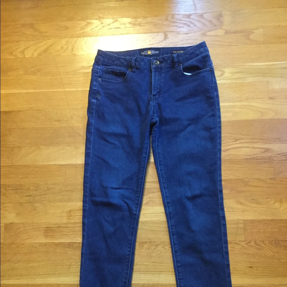 Lucky Brand Zoe Jegging Jeans Dark Wash 14 Girls